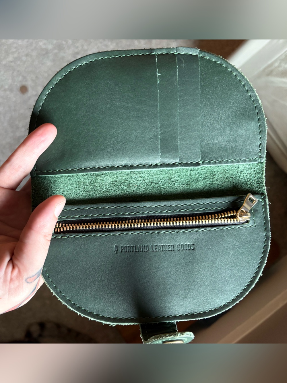 Portland Leather Quesadilla Wallet in Aruba